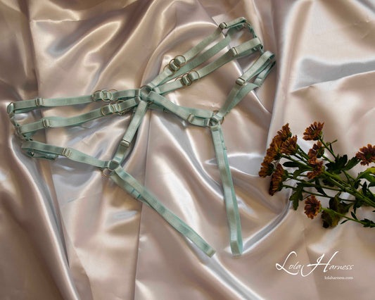 The Grace harness panties with rings